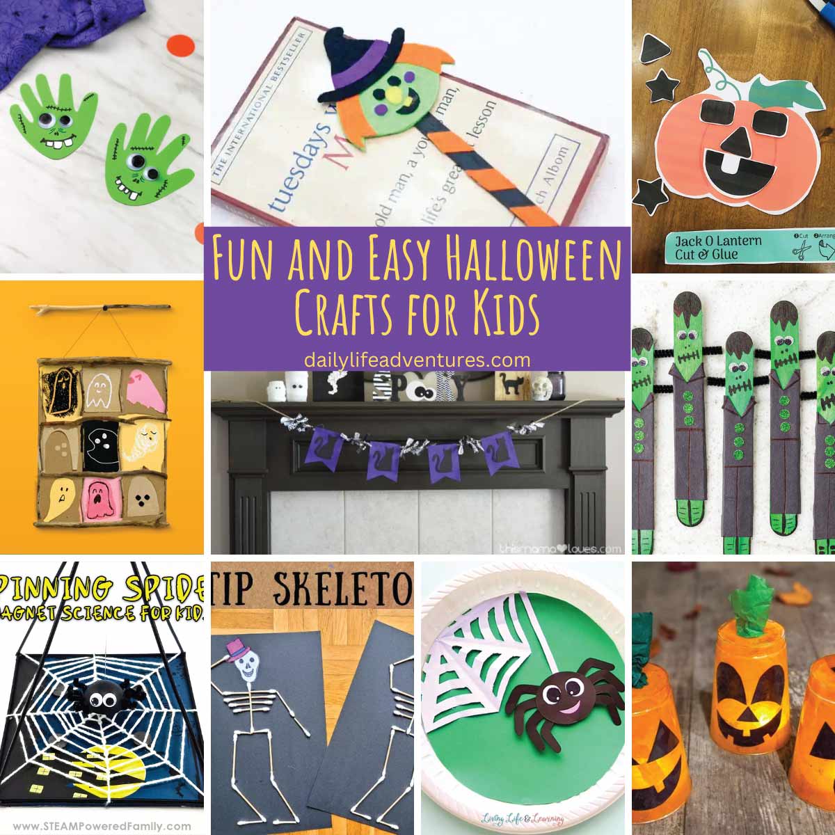 10 Fun and Easy Halloween Crafts for Young Kids